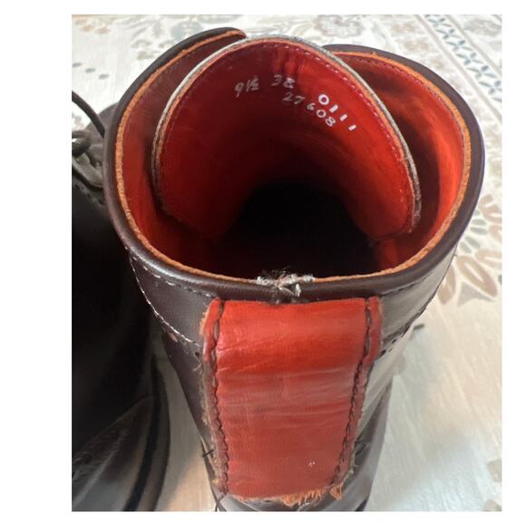 Allen Edmonds 9.5 EEE DALTON Brown Chocolate Wingtip Boots 9.5 3E - Picture 6 of 9